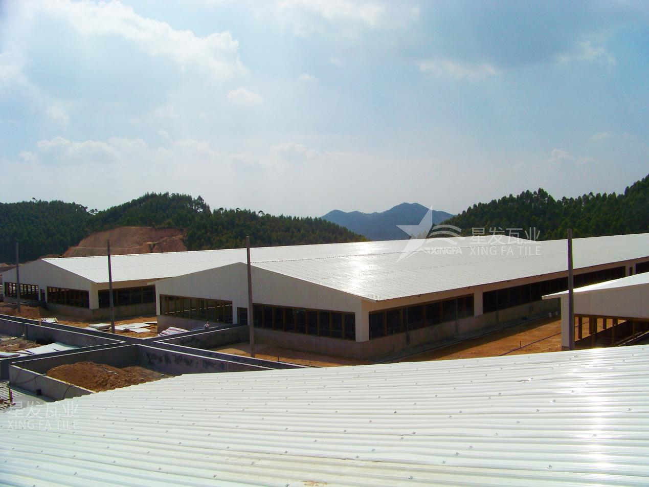 合成樹(shù)脂瓦施工安裝用什么材料搭建架子，鋼結構搭建樹(shù)脂瓦